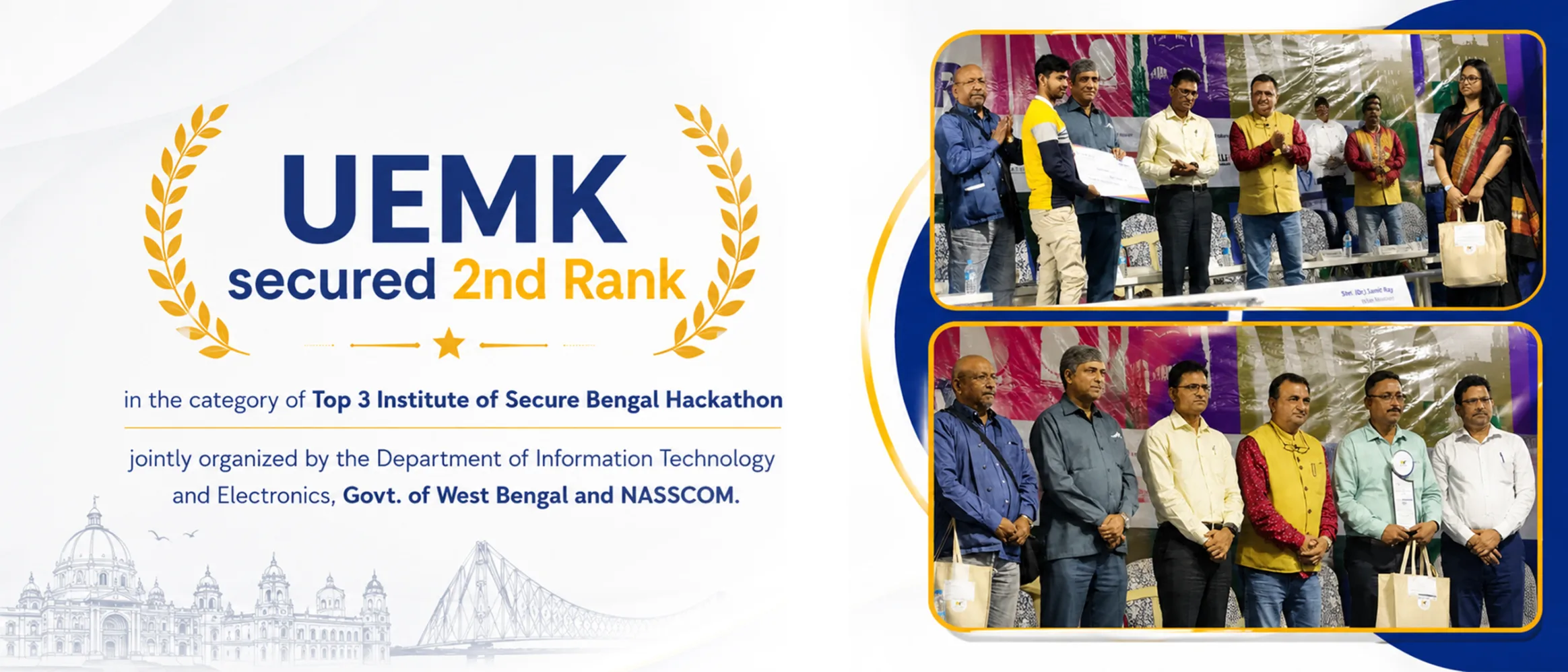UEM Kolkata secured 2nd rank