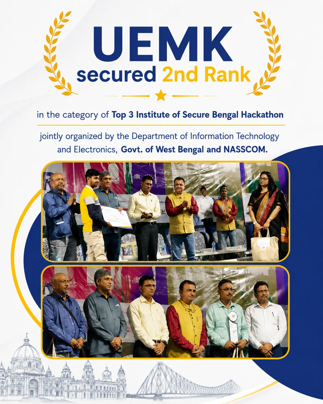 UEM Kolkata secured 2nd rank