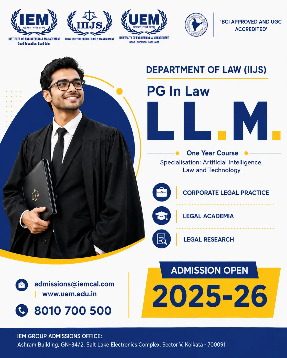 P.G. in Law LL.M.