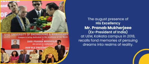 Mr. Pranab Mukherjee At UEM Kolkata