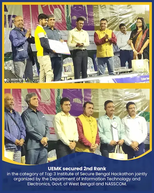 UEM Kolkata secured 2nd rank