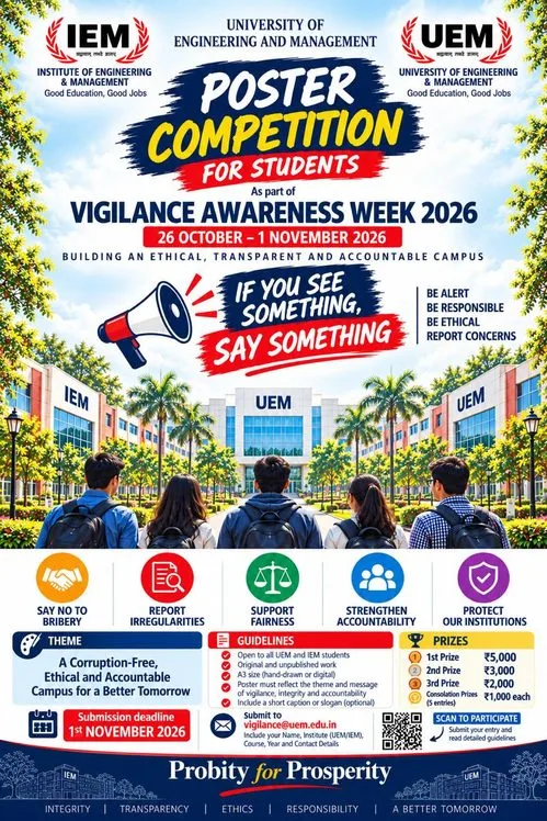 Poster Competition for Observance of Vigilance Awareness Week
