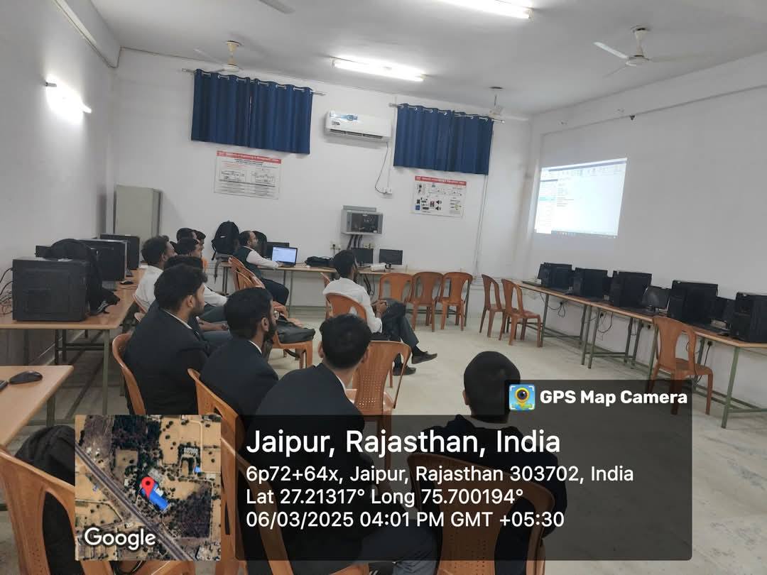 The Department of Electronics and Communication Engineering at the University of Engineering and Management (UEM), Jaipur, successfully conducted a five-day Short-Term Training Program (STTP) on “MATLAB for Scientific Computations” from March 3rd to March 7th.