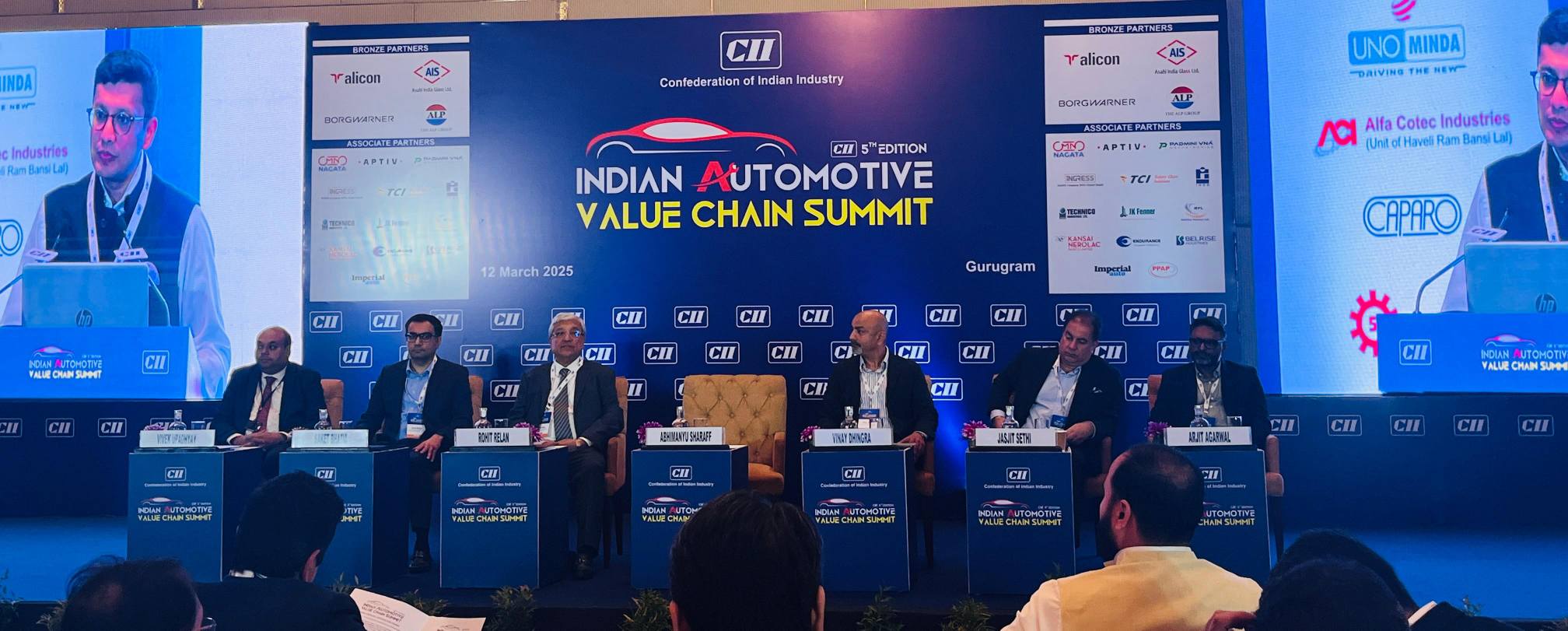 The University of Engineering & Management (UEM), Jaipur – IEM UEM Group proudly participated in the CII Indian Automotive Value Chain Summit held at Hotel Taj City Centre, Gurugram, on 12th March 2025.