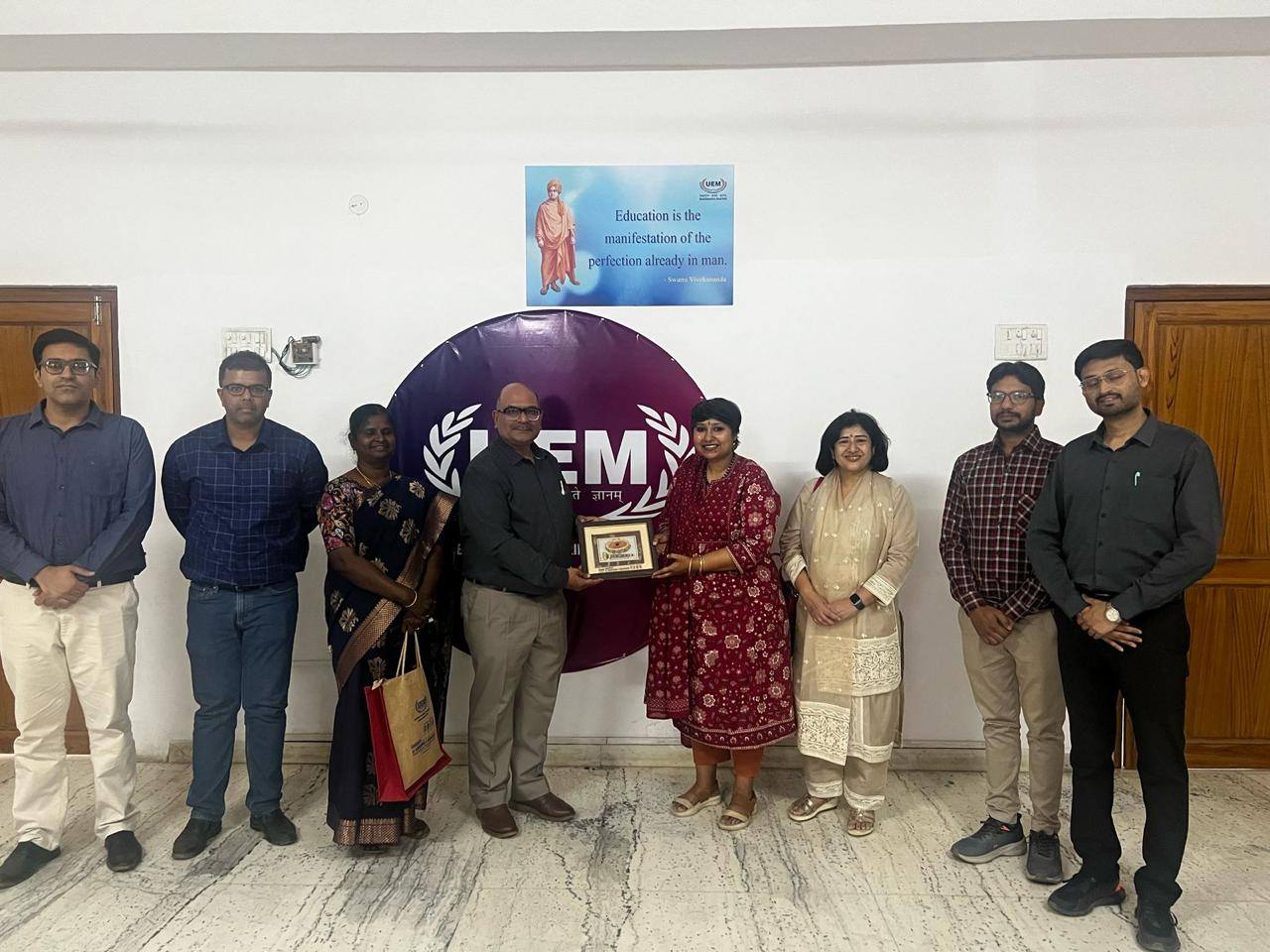 University of Engineering & Management (UEM), Jaipur was honoured to host the inspection team from GHRDC (Global Human Resource Development Centre)