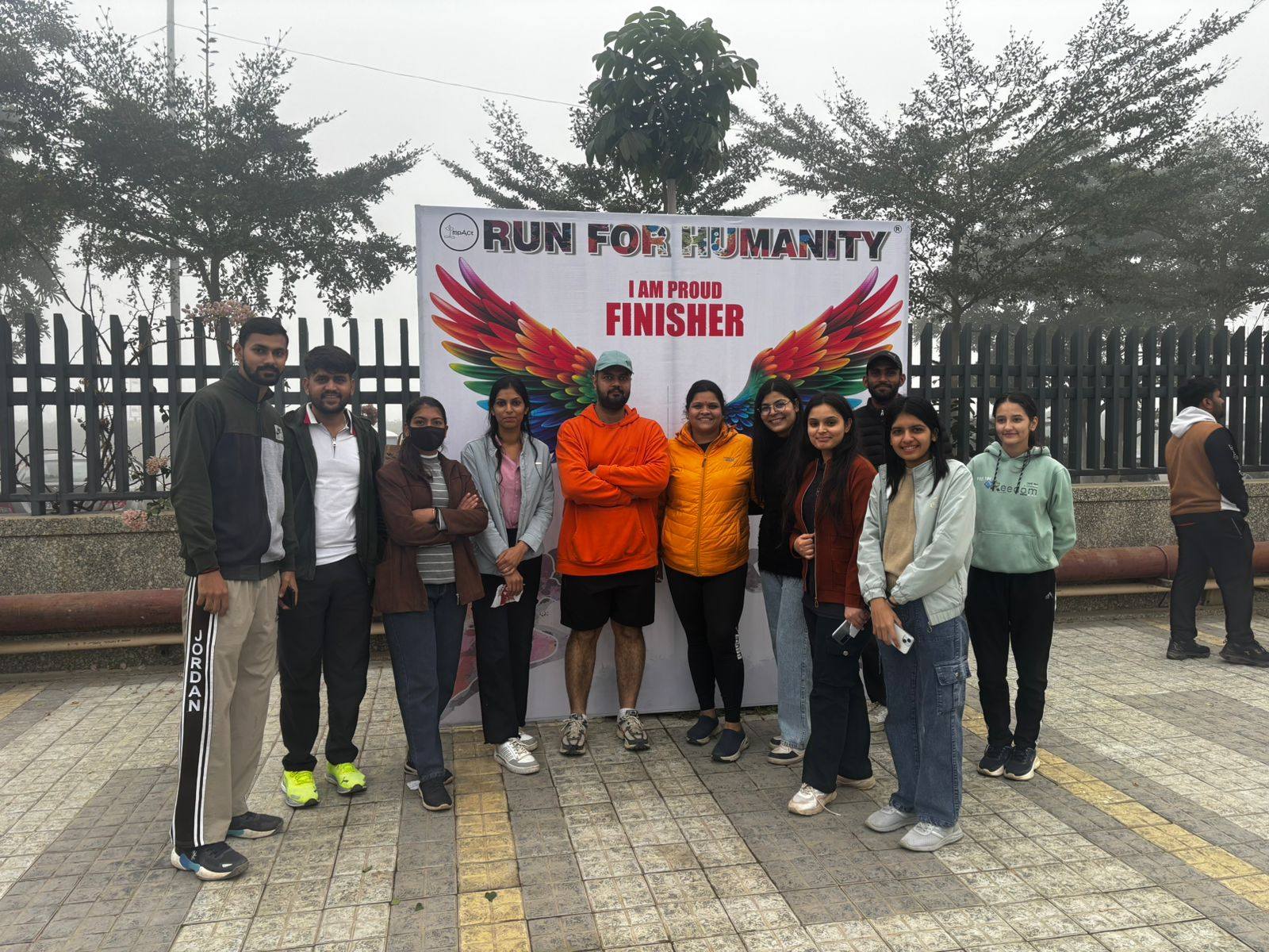 University of Engineering & Management (UEM), Jaipur proudly participated in the 9th Edition of Run for Humanity, held on 21 December 2025 at Bombay Hospital