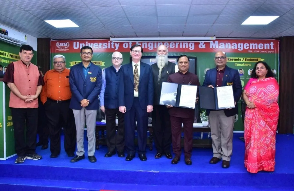 UEM Jaipur and QCFI representatives after MOU