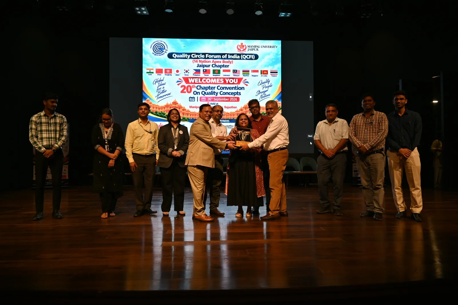 QCFI convention recognition ceremony